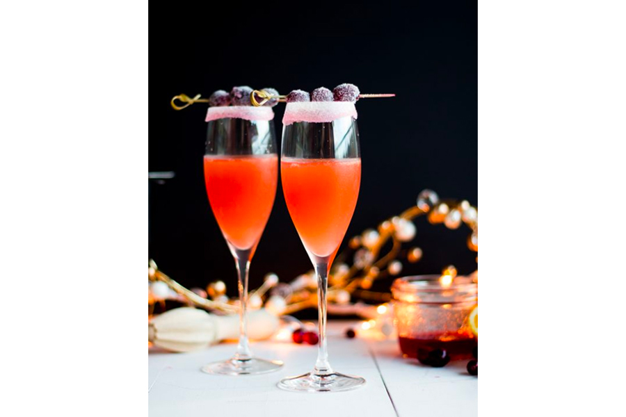 Cranberry Orange Mocktail Lively and Liquor Free