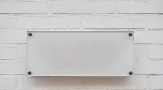 Glossy Frosted or Matte A Quick Guide to Acrylic Sign Finishes