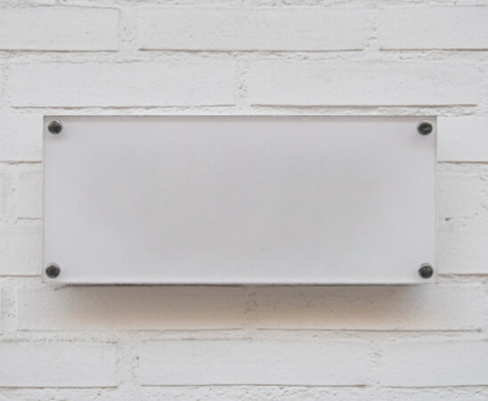 Glossy Frosted or Matte A Quick Guide to Acrylic Sign Finishes